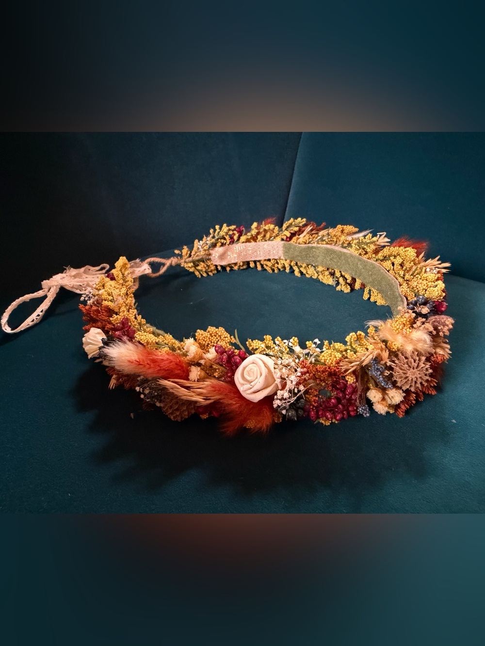 Handcrafted Flower Crown - Autumn Floral